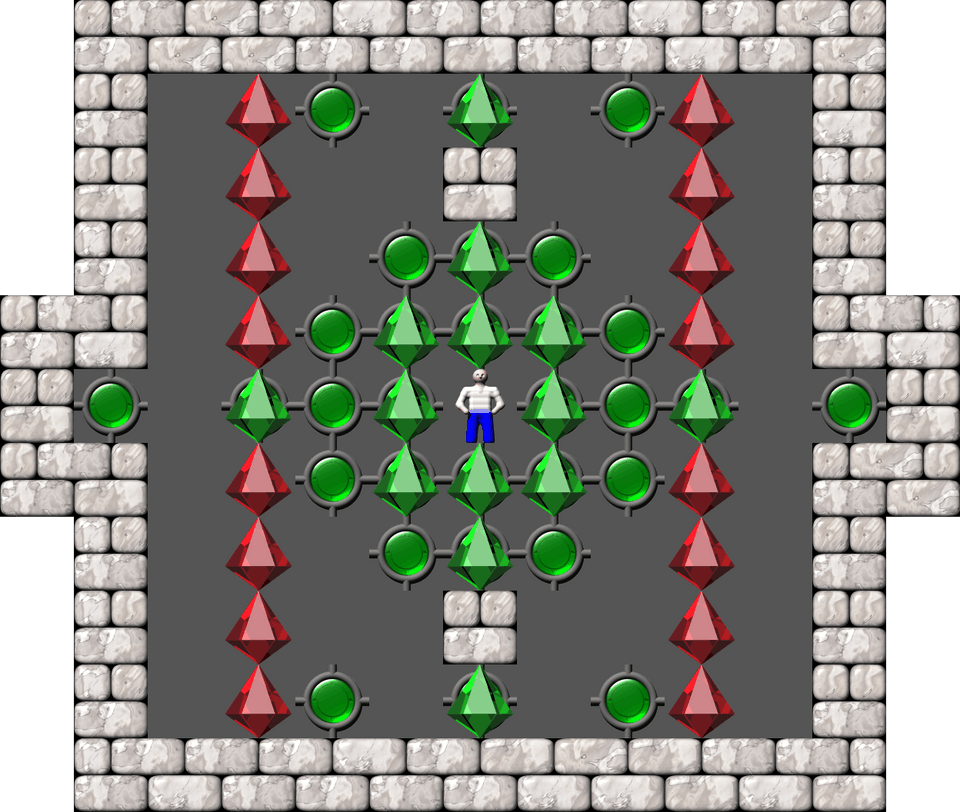 Сокобан Monry and Panda Arranged уровень 82